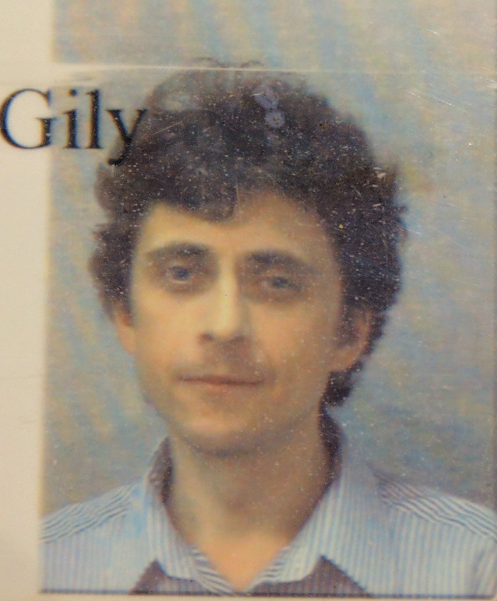 An ID photograph of Dr. Gily Ionescu taken shortly after arriving in the United States